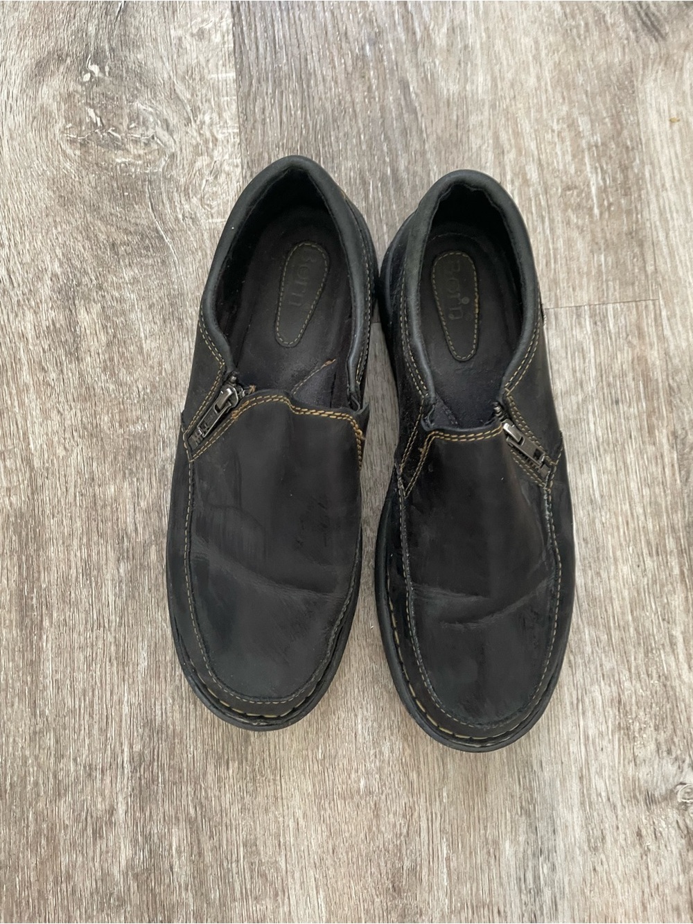 Born Black Leather Slip-On Mules - Picture 2 of 7
